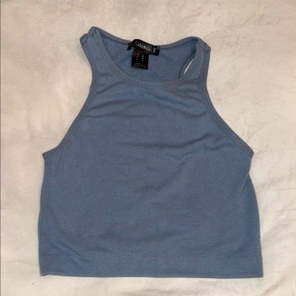 Essentials Tops - Essentials Women's Sky Blue Tank Top